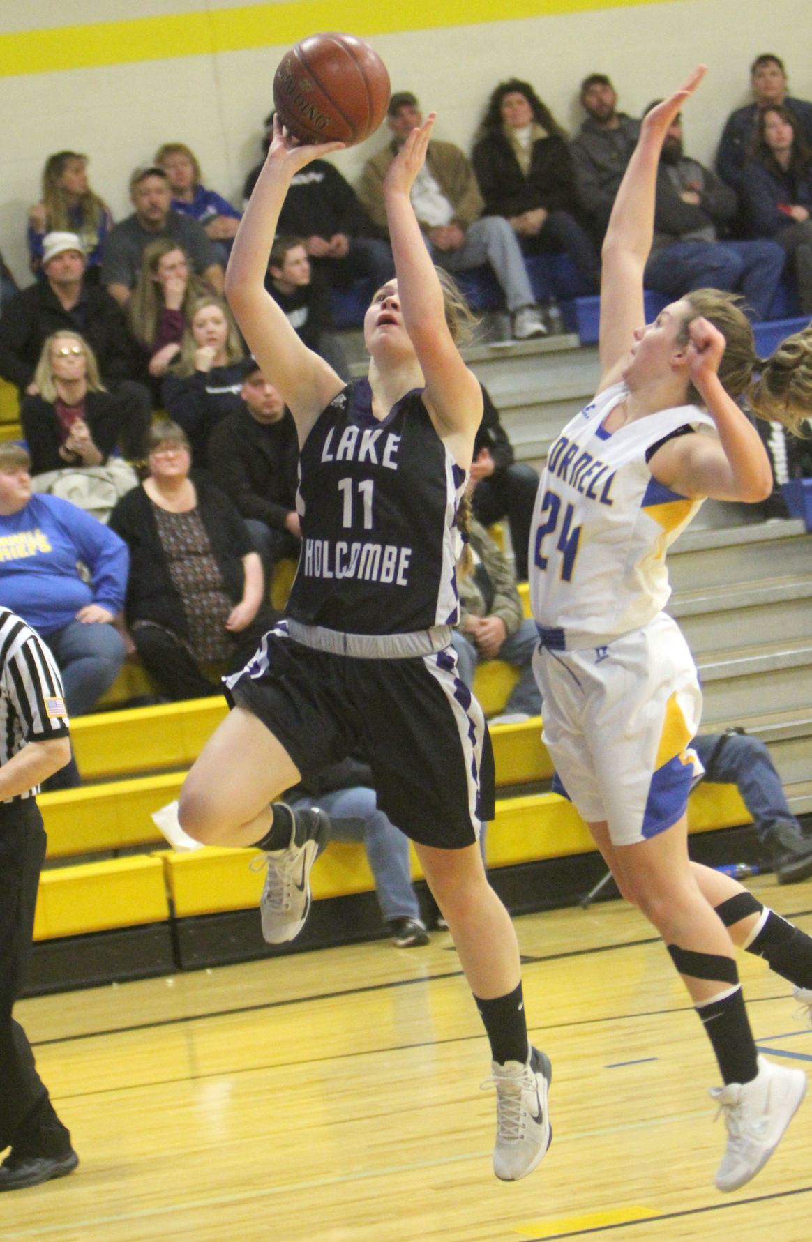 Lake Holcombe at Cornell girls basketball 1-10-19